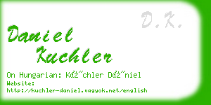 daniel kuchler business card